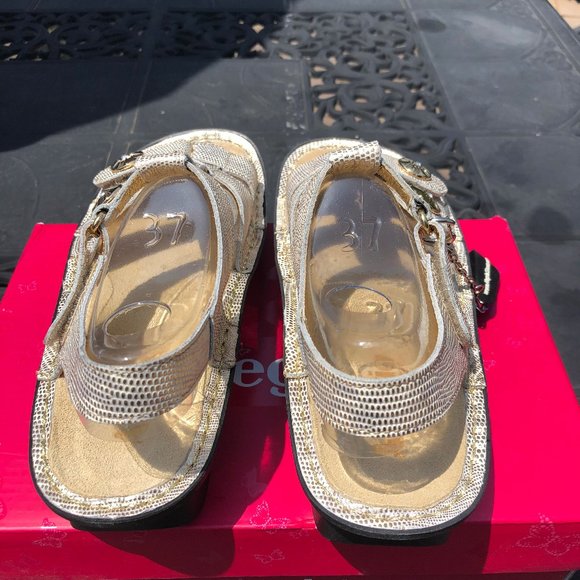 Alegria Kleo Leather Gladiator Sandals - Picture 8 of 11